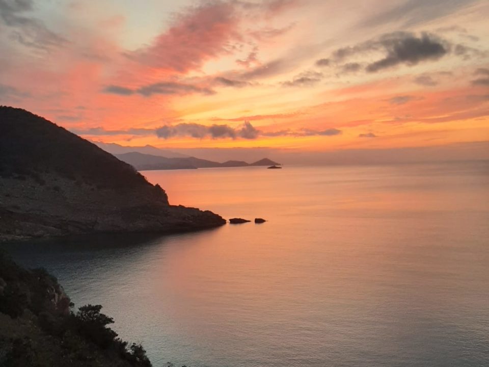 Tramonto Nisporto isola d'Elba Riserva di Biosfera Isole di Toscana